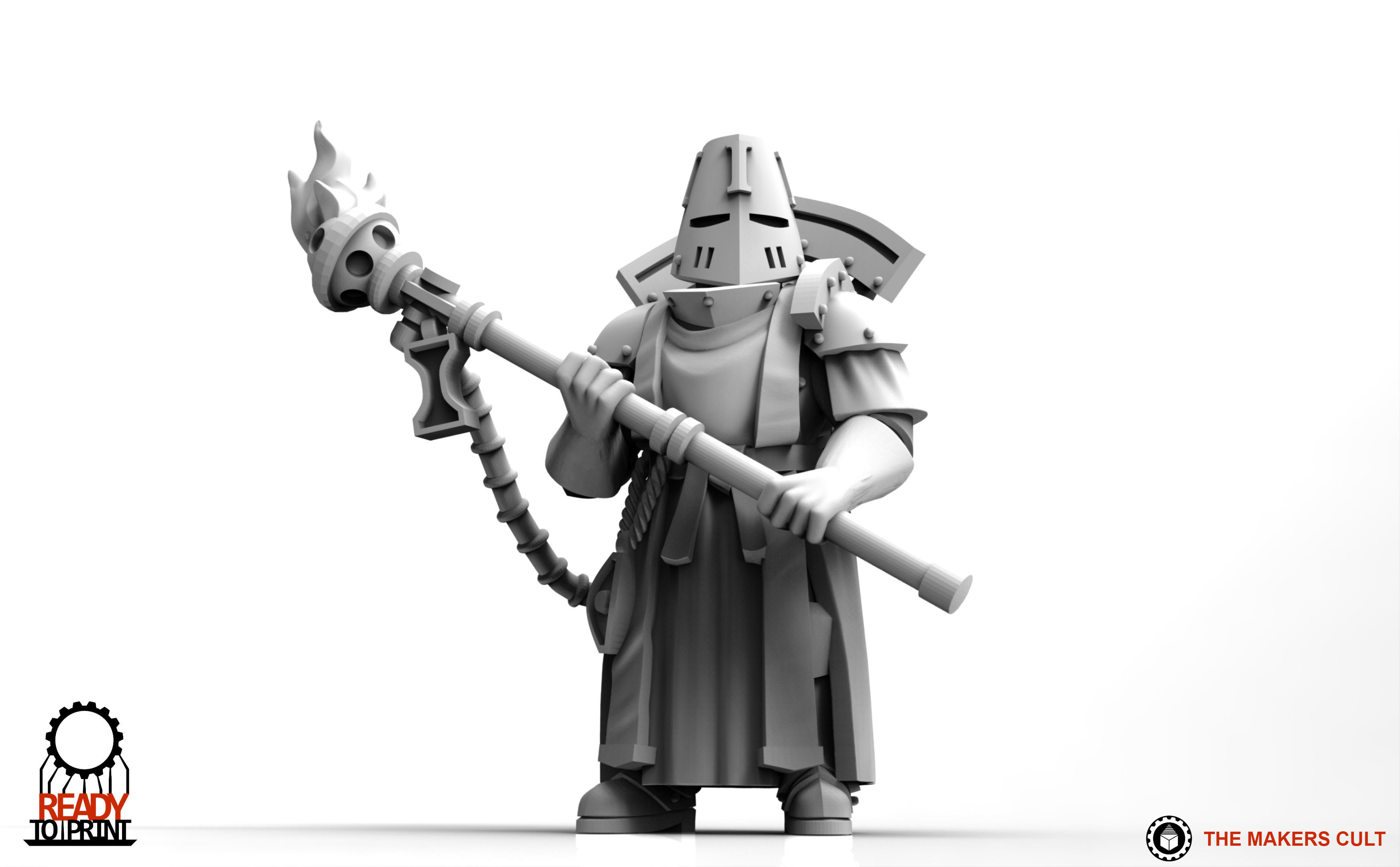 Feudal Guard - Battle Priests 3D print model_24