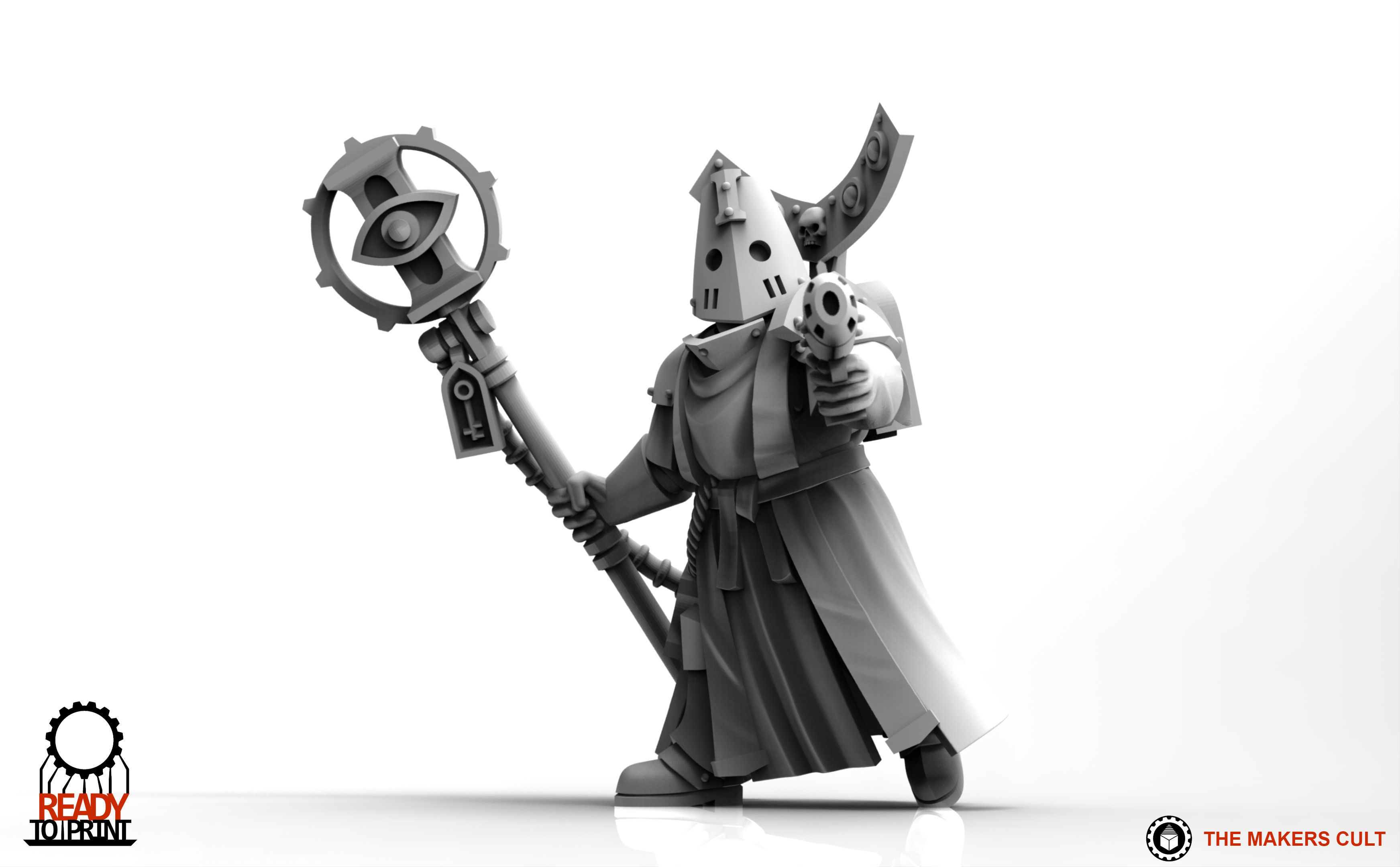 Feudal Guard - Battle Priests 3D print model_25