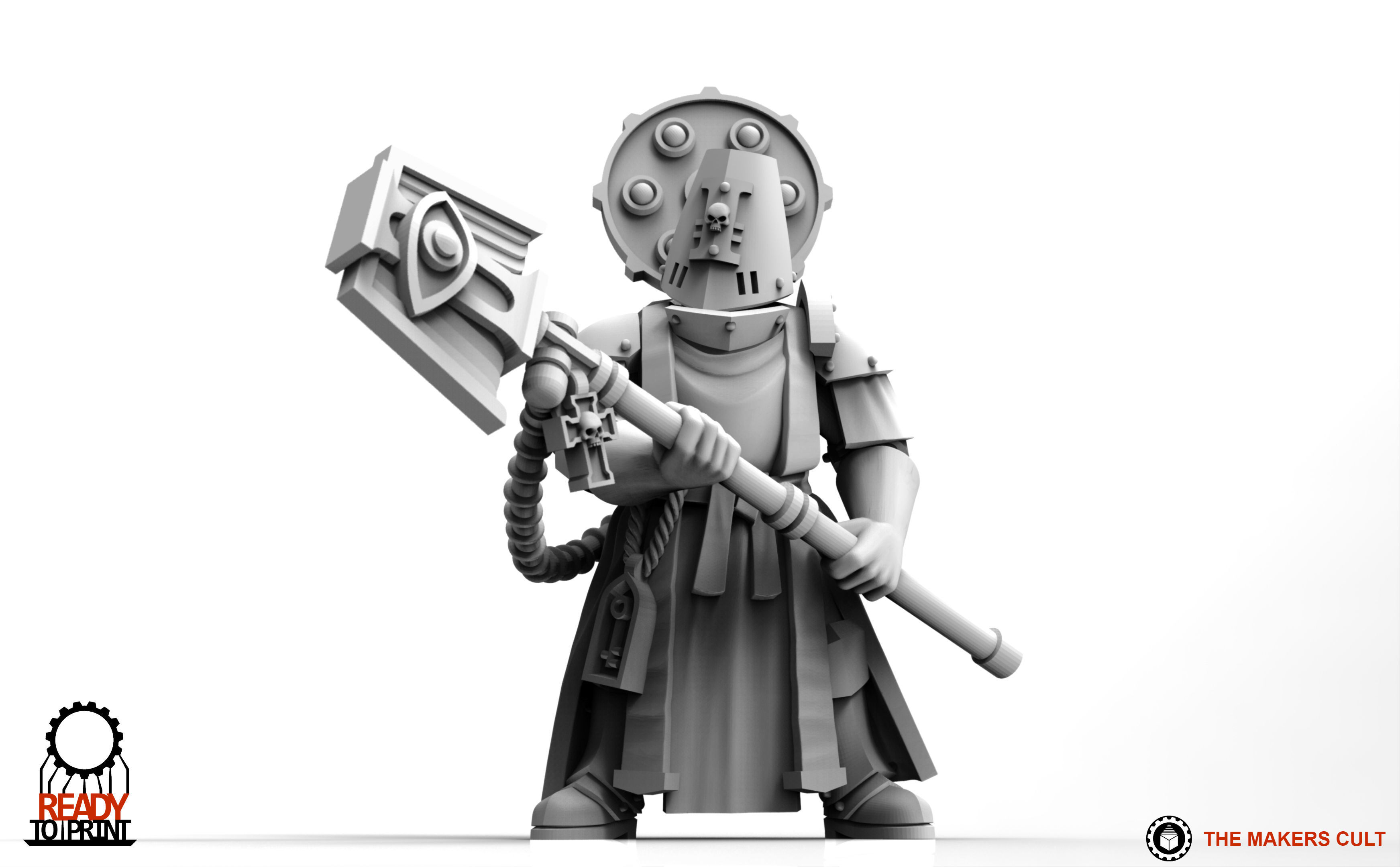 Feudal Guard - Battle Priests 3D print model_22