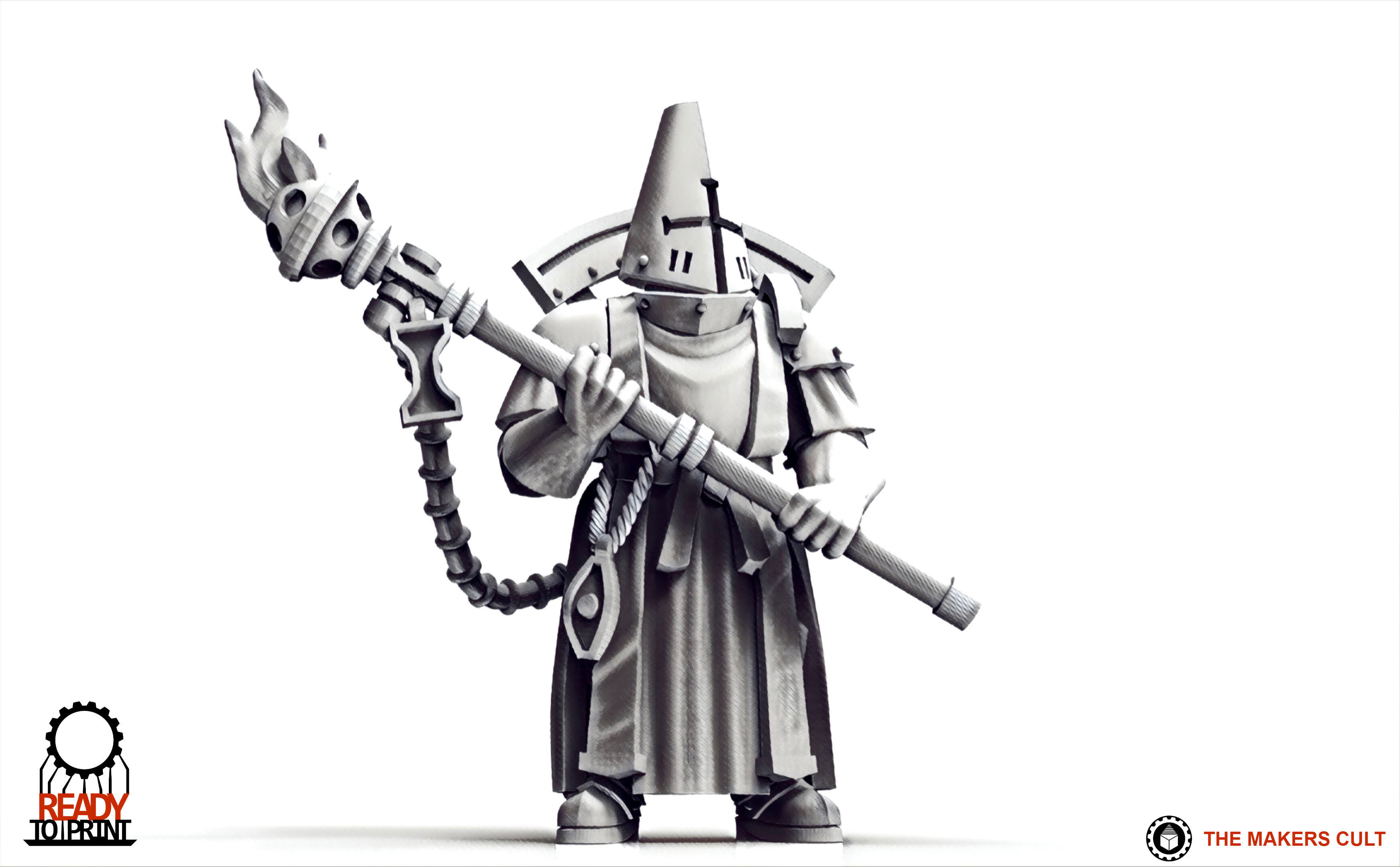 Feudal Guard - Battle Priests 3D print model_6