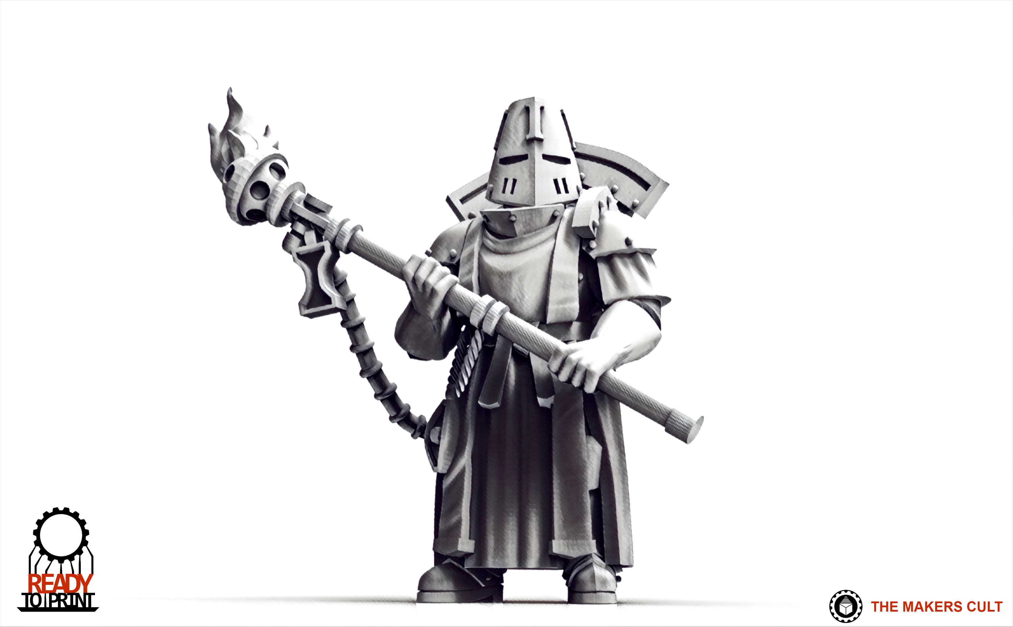 Feudal Guard - Battle Priests 3D print model_20
