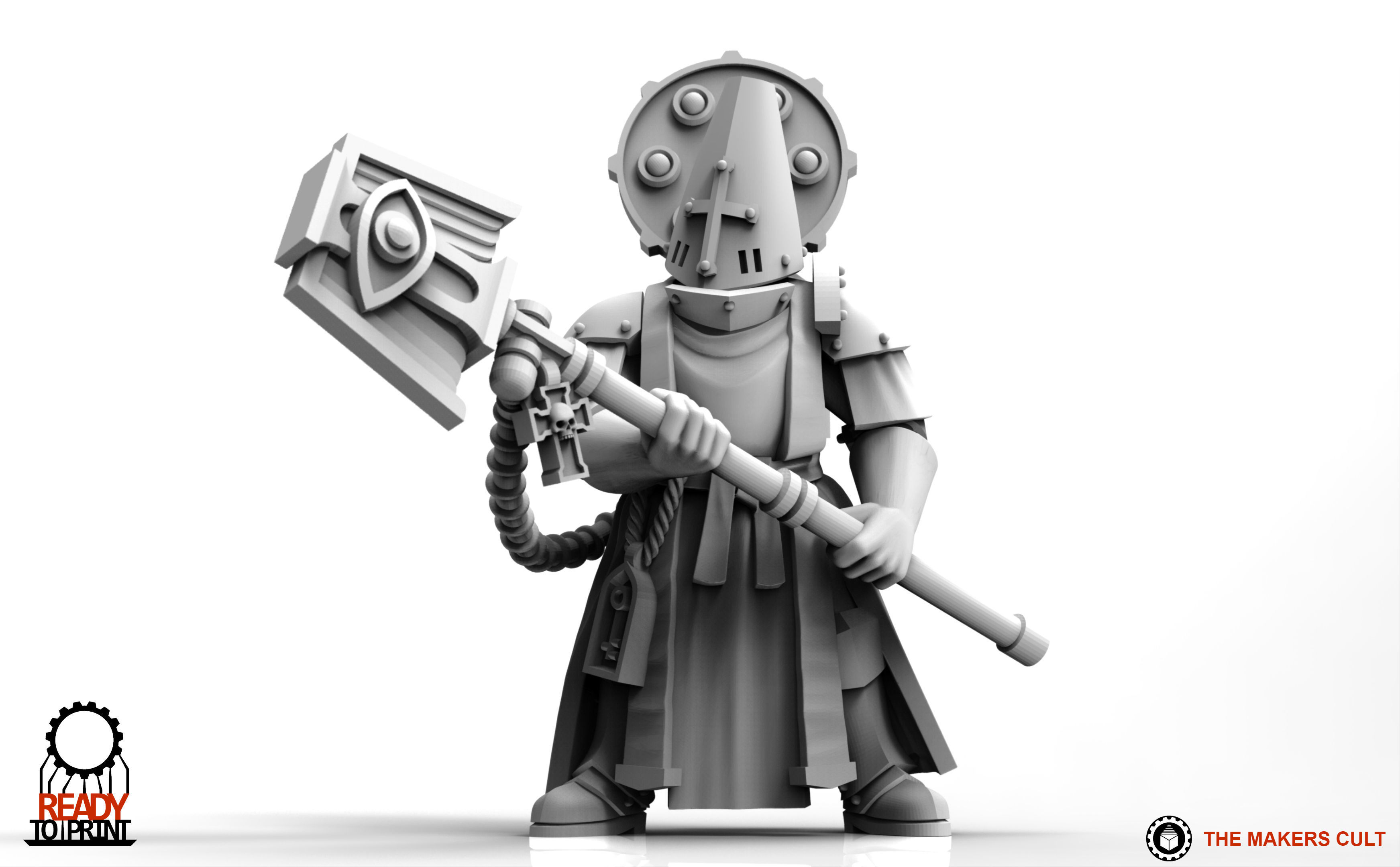 Feudal Guard - Battle Priests 3D print model_17