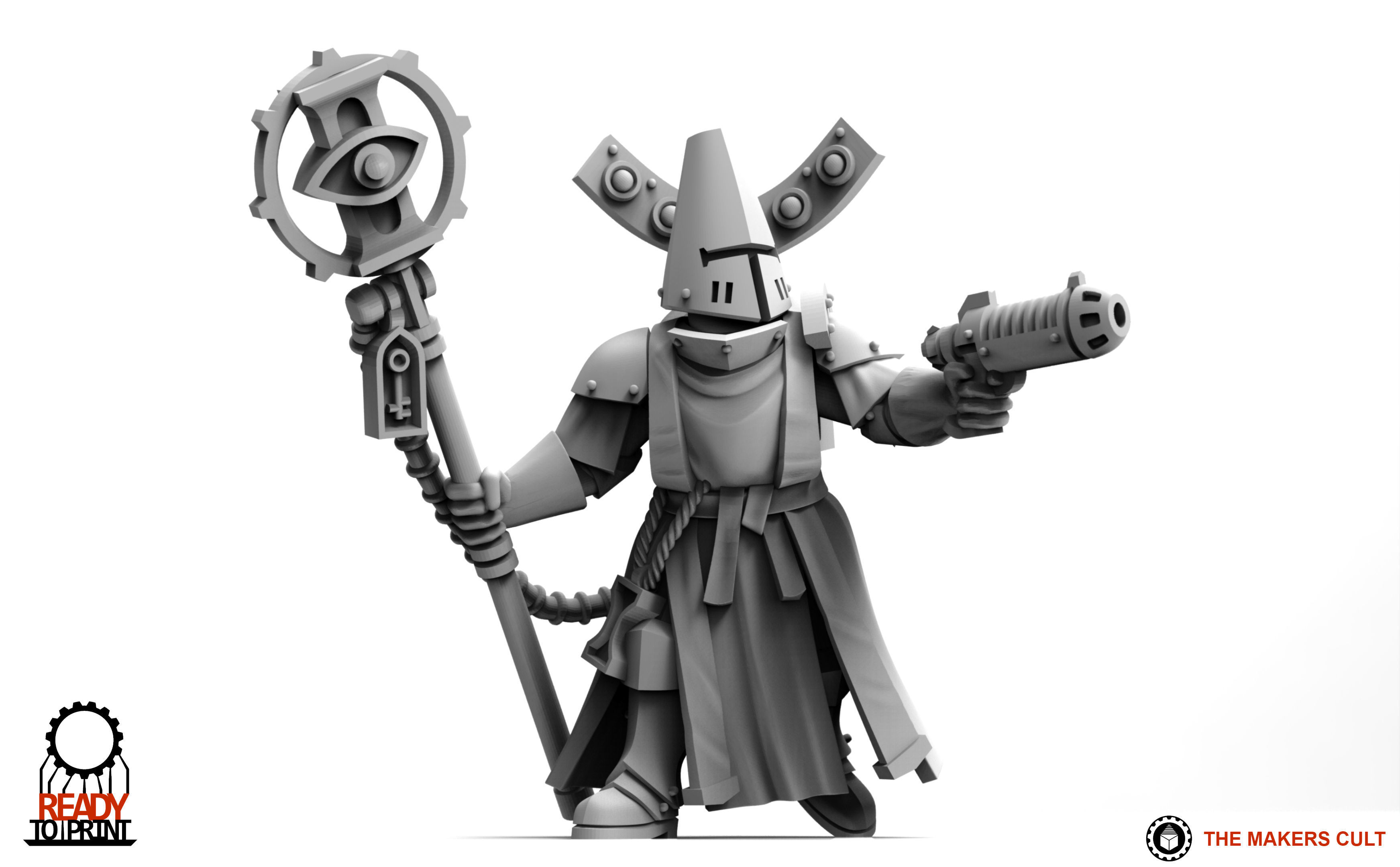 Feudal Guard - Battle Priests 3D print model_18