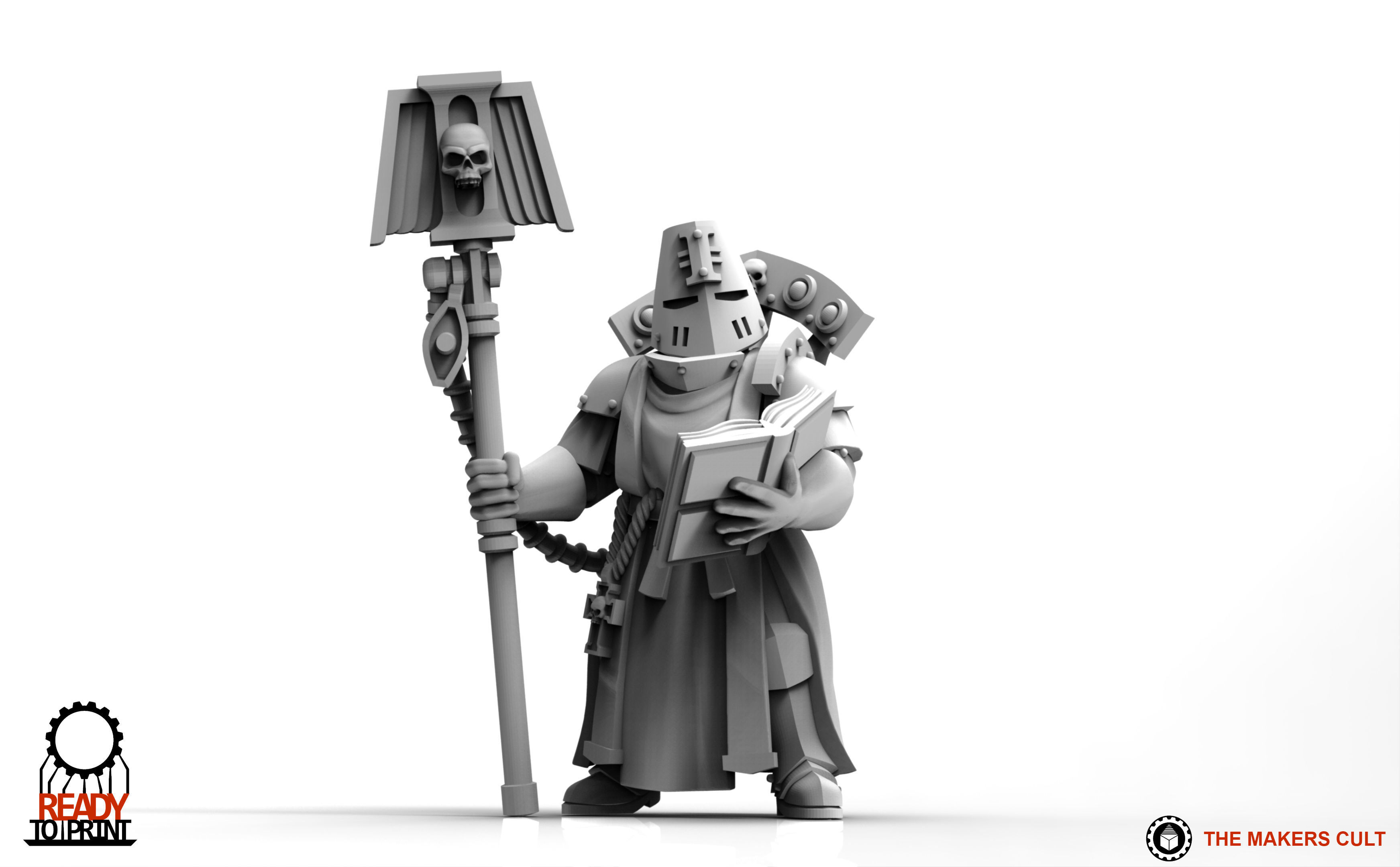 Feudal Guard - Battle Priests 3D print model_21