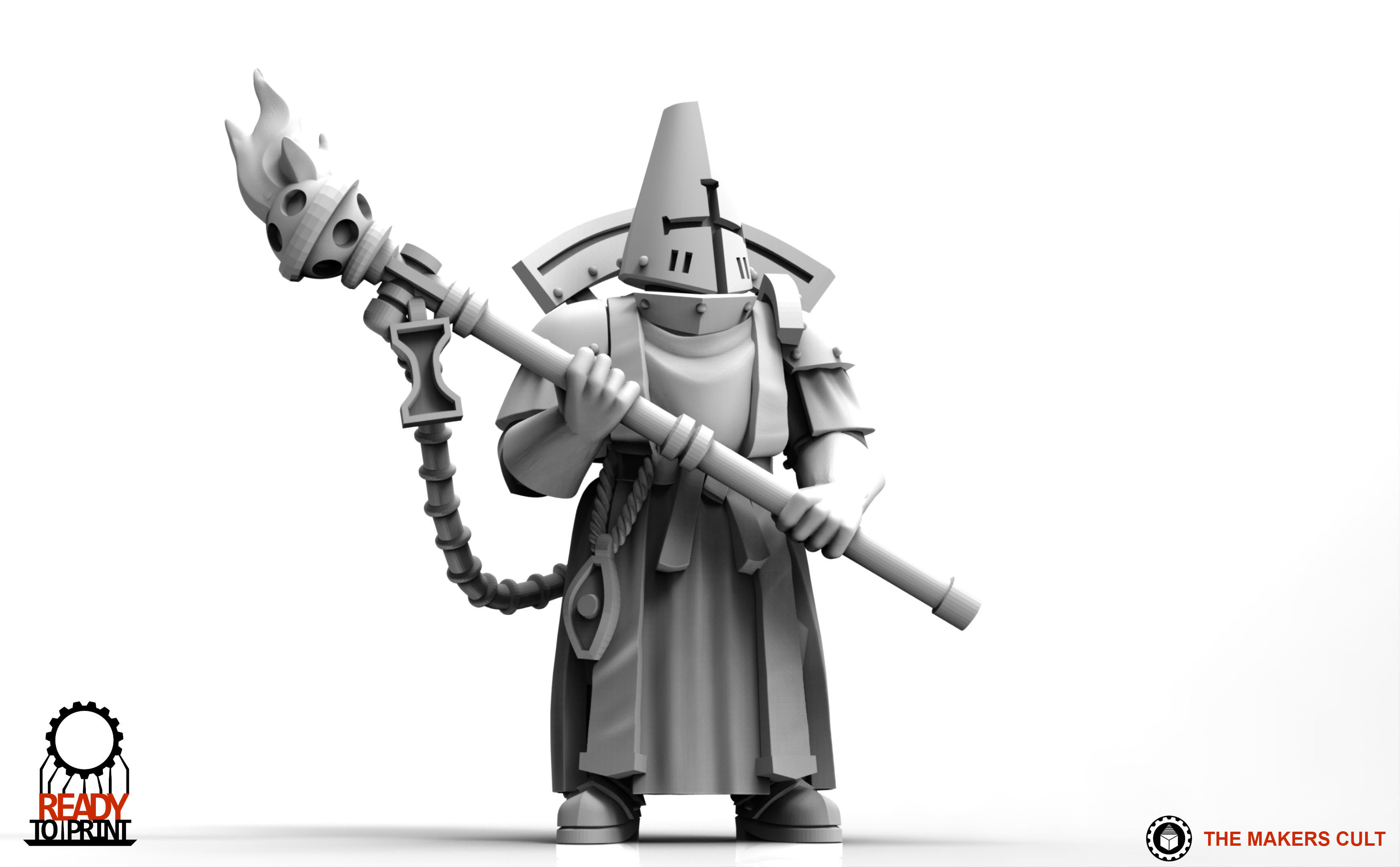 Feudal Guard - Battle Priests 3D print model_23