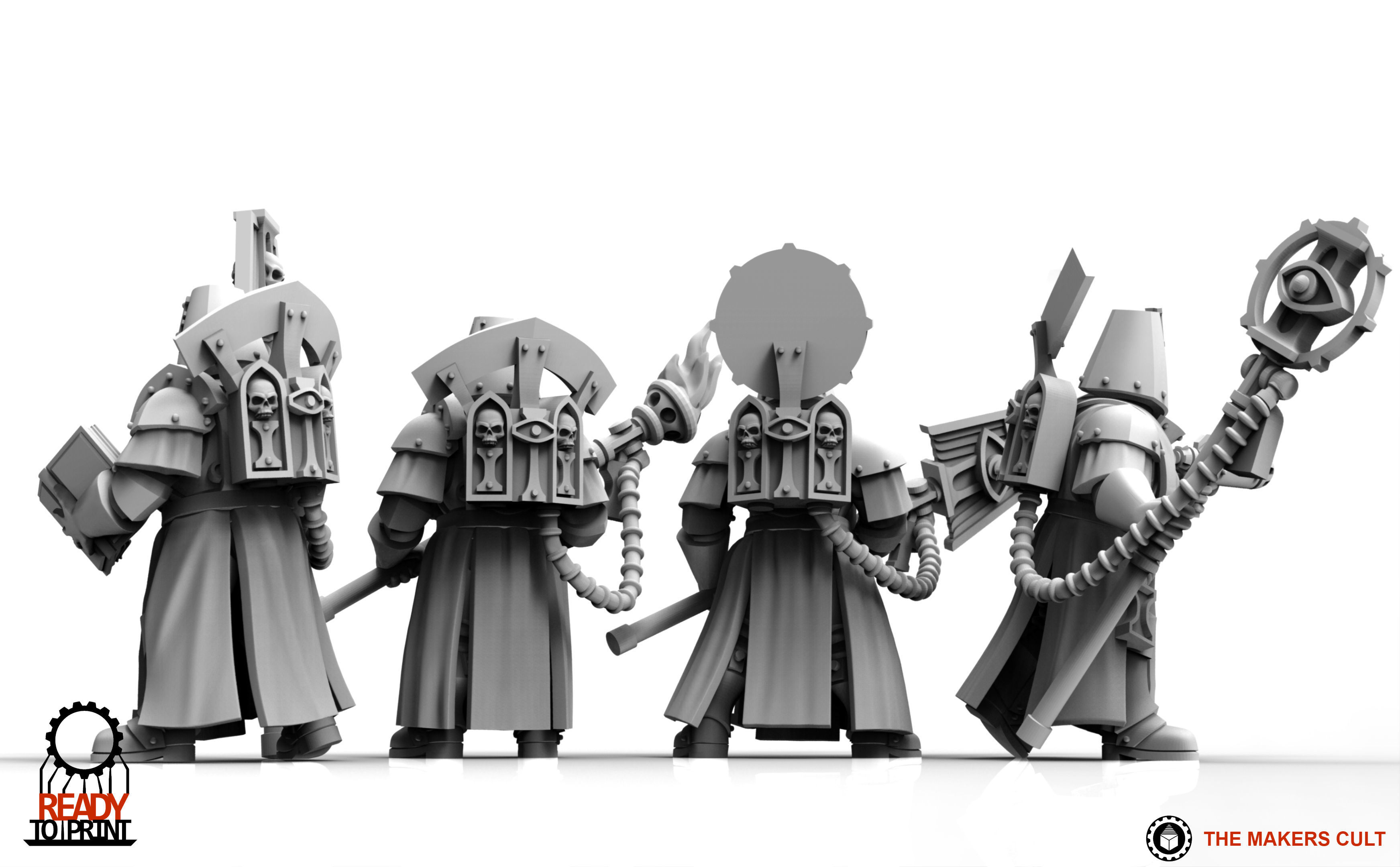 Feudal Guard - Battle Priests 3D print model_26