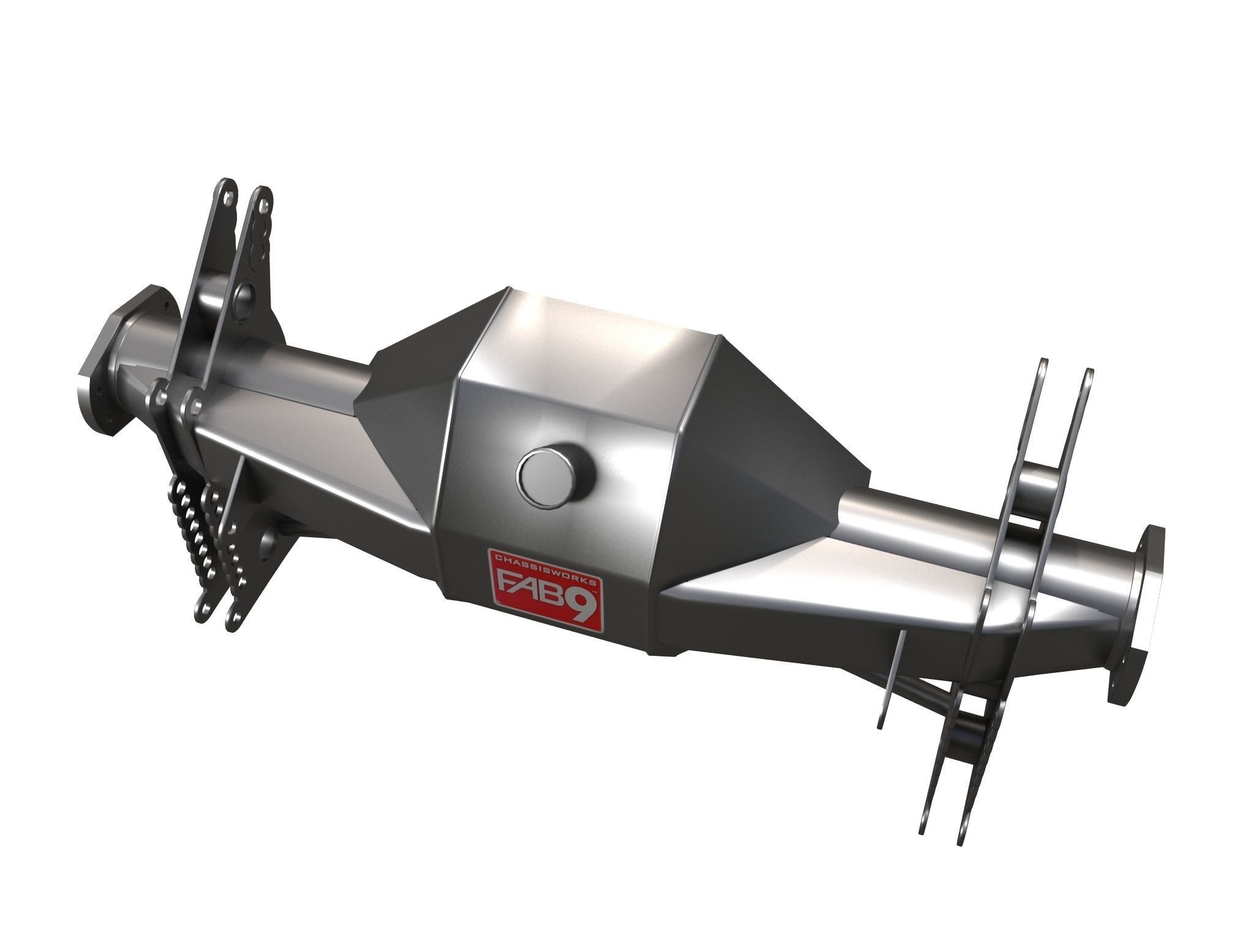 Rear Axle FAB9 chassis works 3D model CGTrader