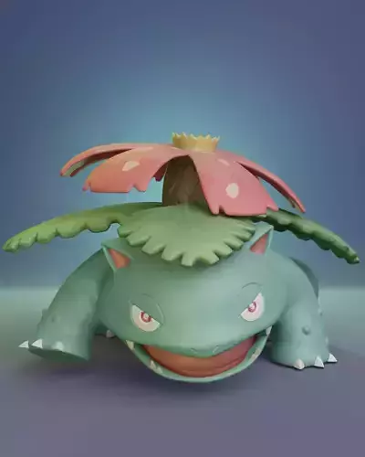 Pokemon - Venusaur with two different poses