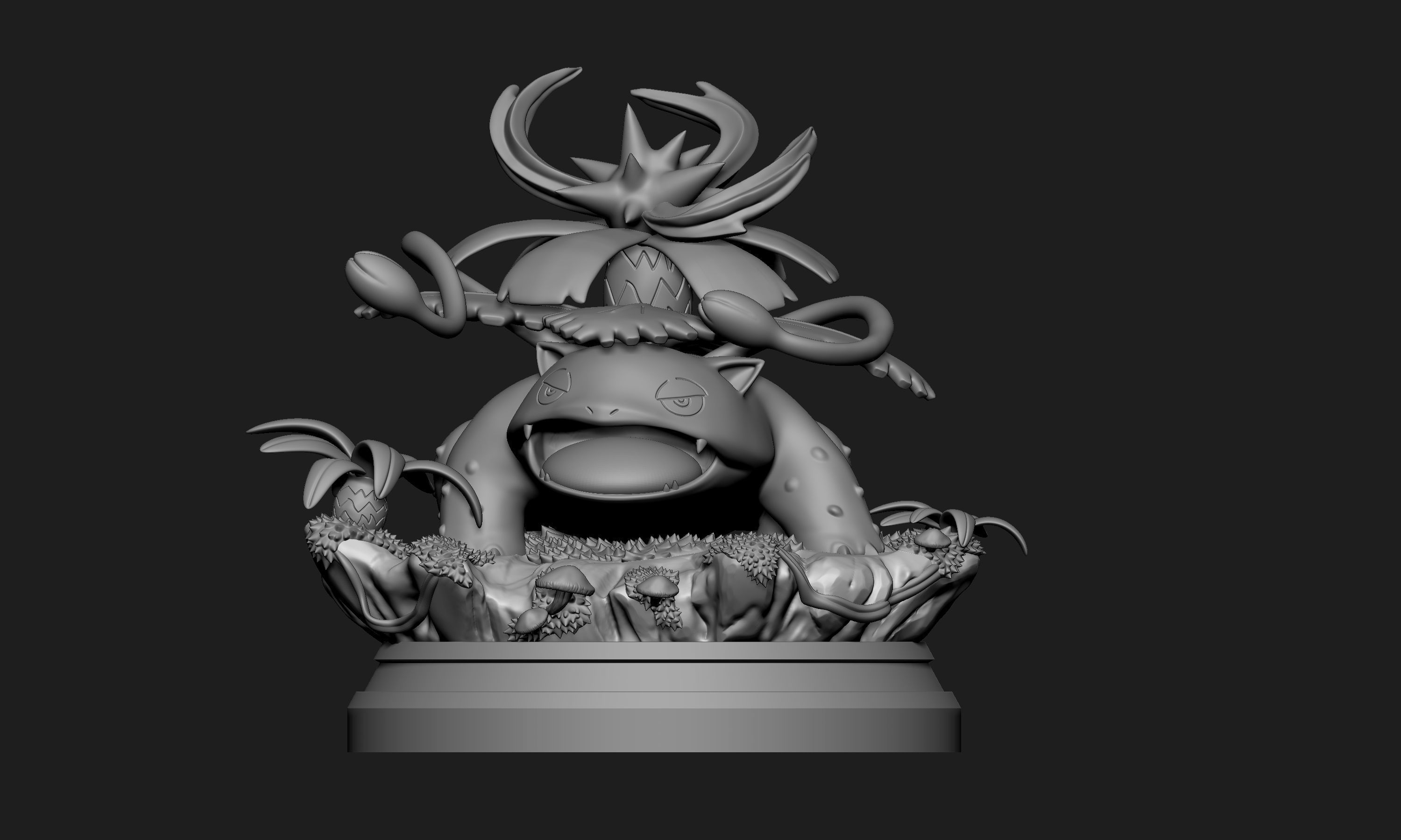 Pokemon - Venusaur Figure 3D print model_6