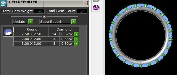 Eternity Diamond Band 3D print model_5
