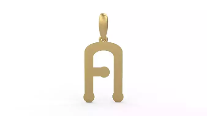 Initial Letters Pendant Quamaine A