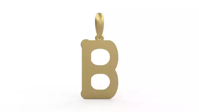 Initial Letters Pendant Quamaine B