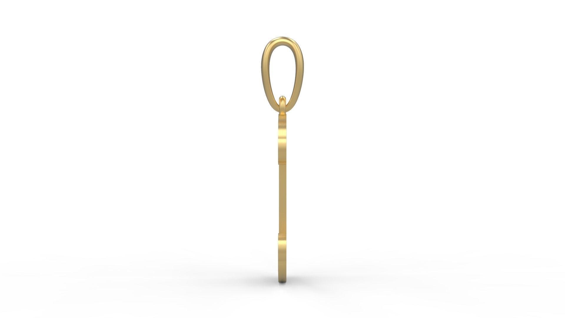 Initial Letters Pendant Quamaine C 3D print model_2