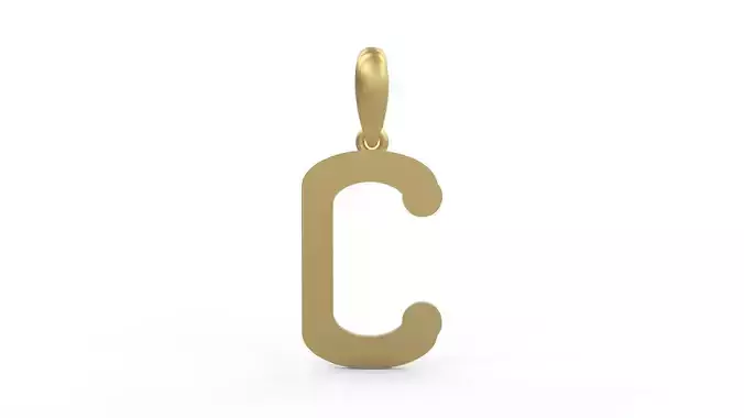 Initial Letters Pendant Quamaine C