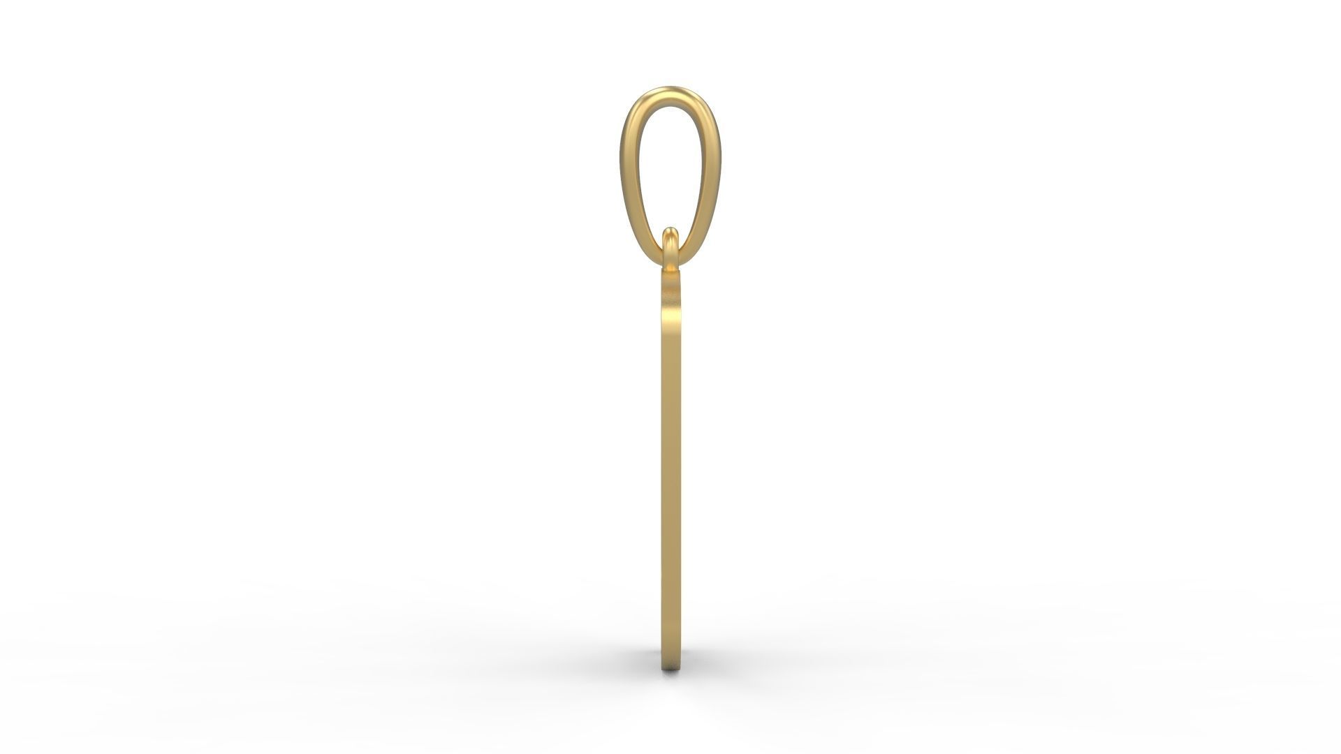 Initial Letters Pendant Quamaine D 3D print model_2