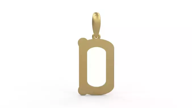 Initial Letters Pendant Quamaine D
