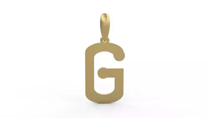 Initial Letters Pendant Quamaine G