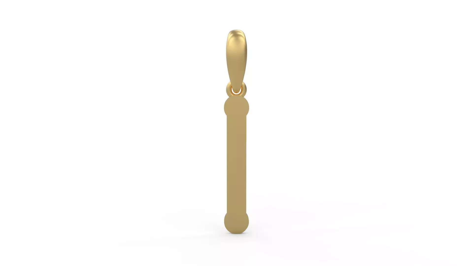 Initial Letters Pendant Quamaine I 3D print model_0