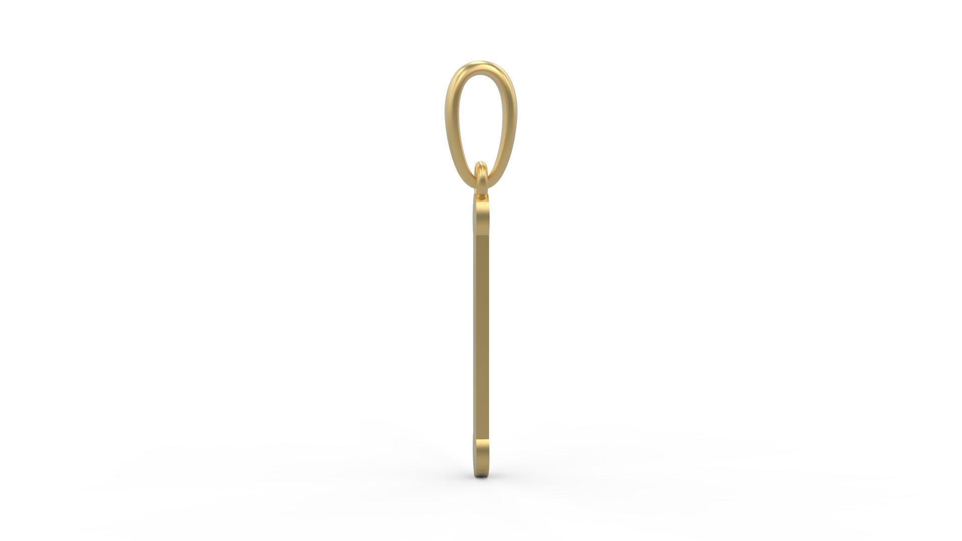 Initial Letters Pendant Quamaine I 3D print model_2