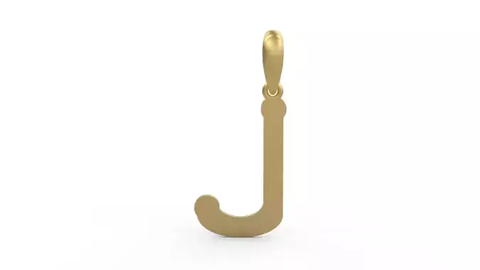Initial Letters Pendant Quamaine J