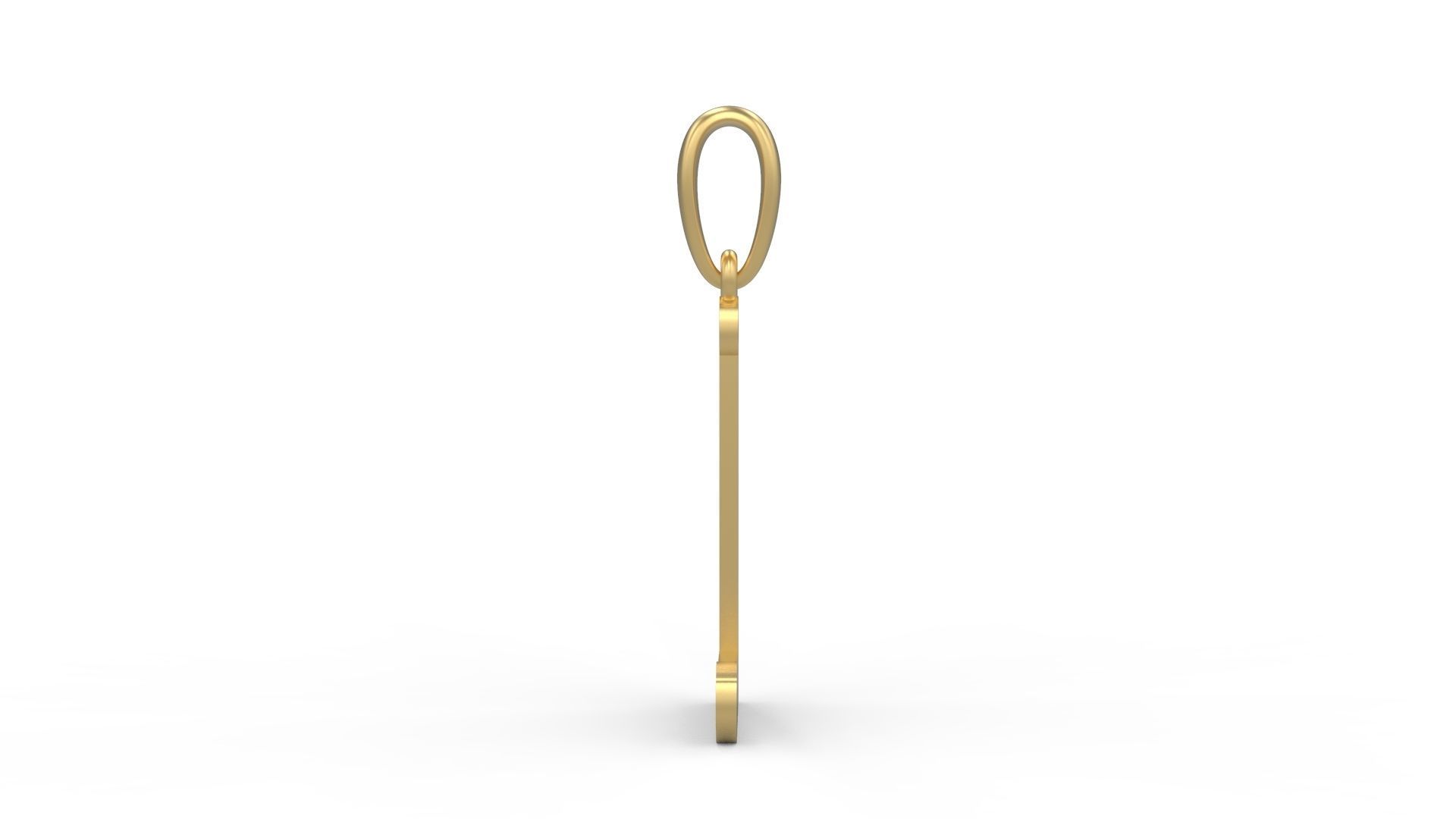 Initial Letters Pendant Quamaine L 3D print model_2