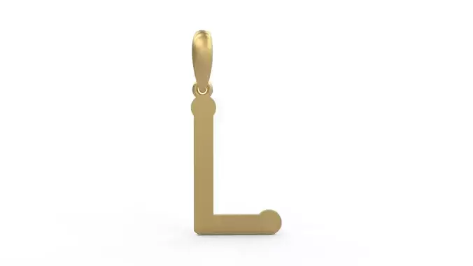 Initial Letters Pendant Quamaine L