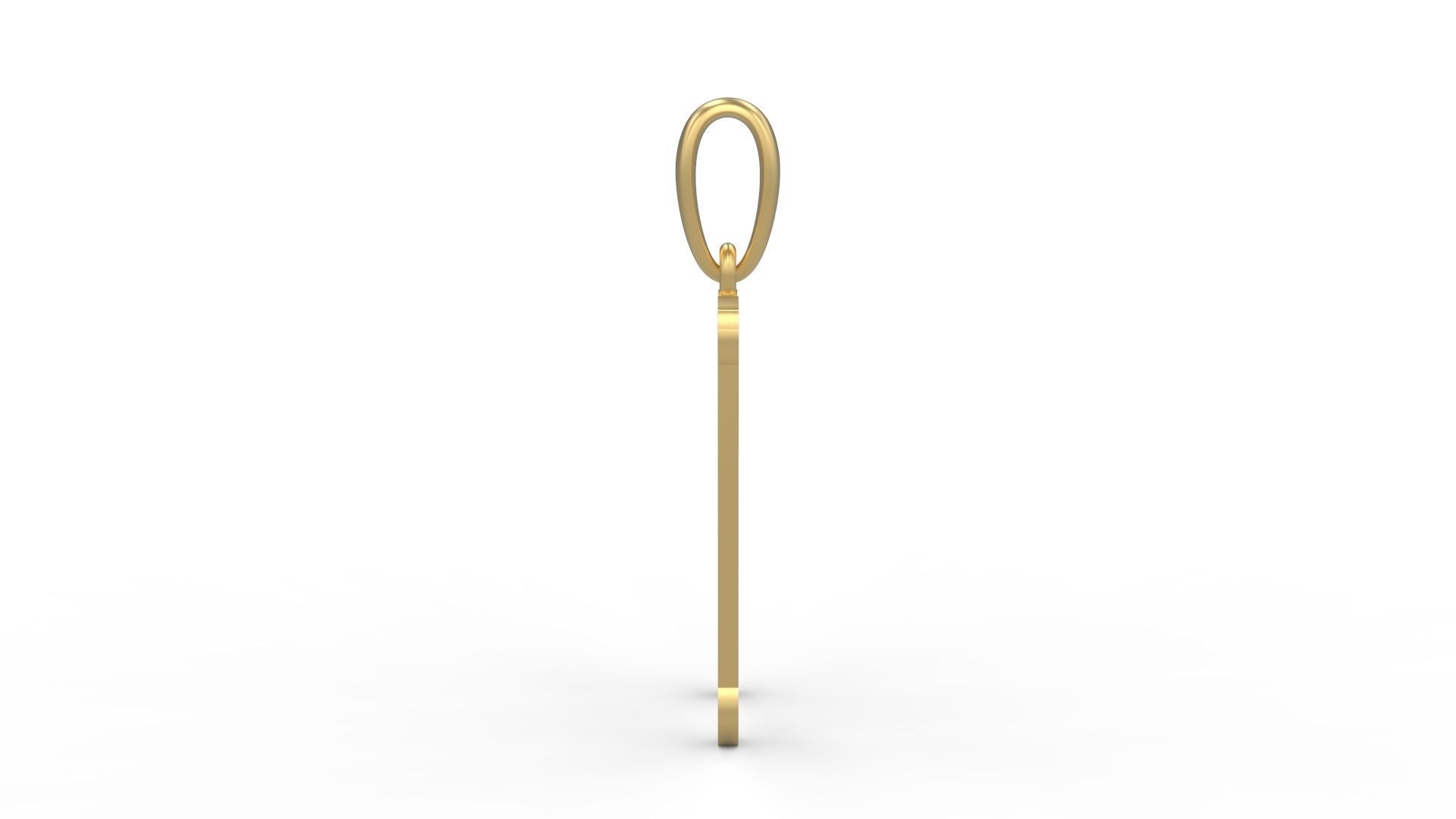 Initial Letters Pendant Quamaine M 3D print model_2