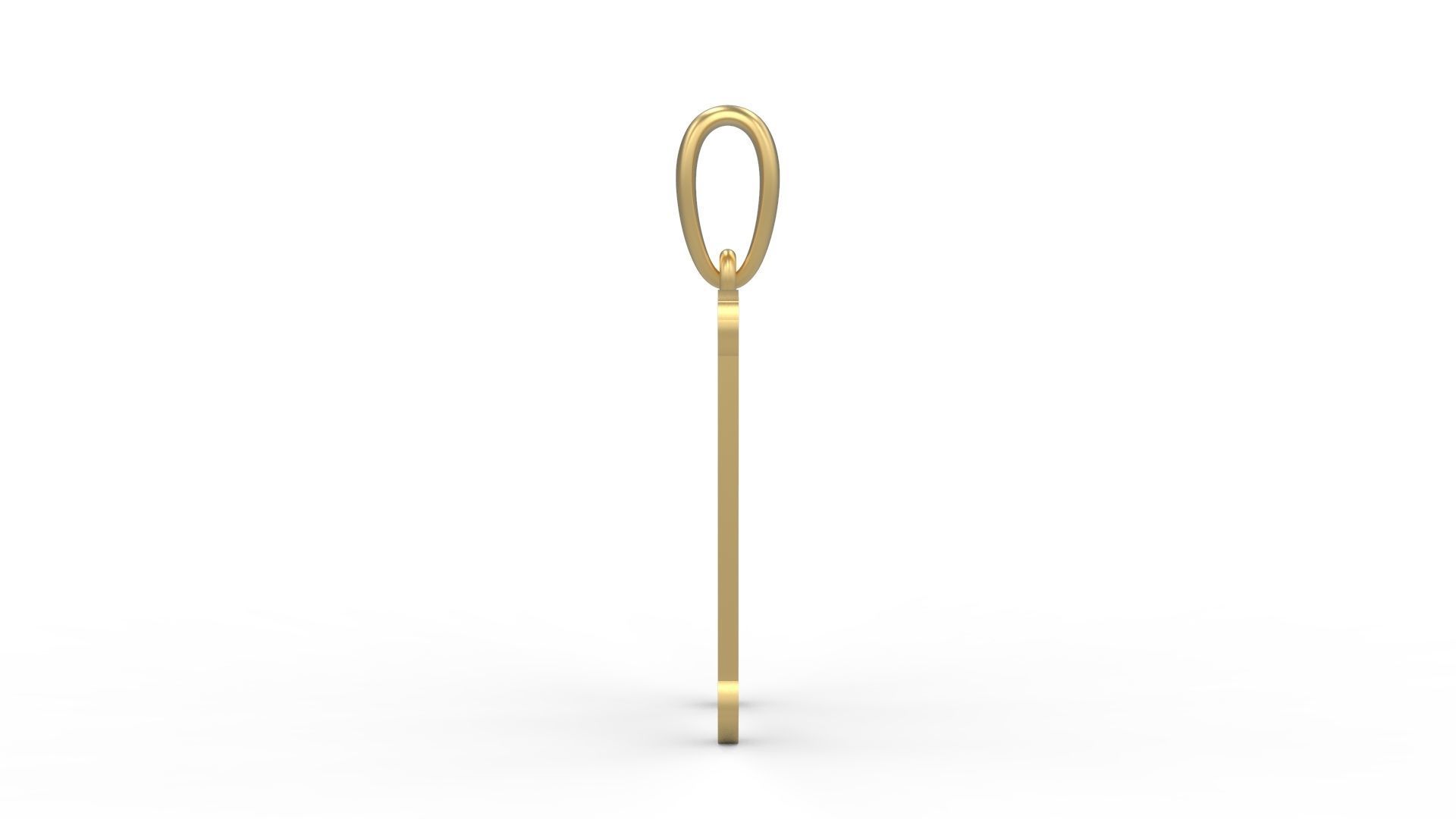 Initial Letters Pendant Quamaine N 3D print model_2