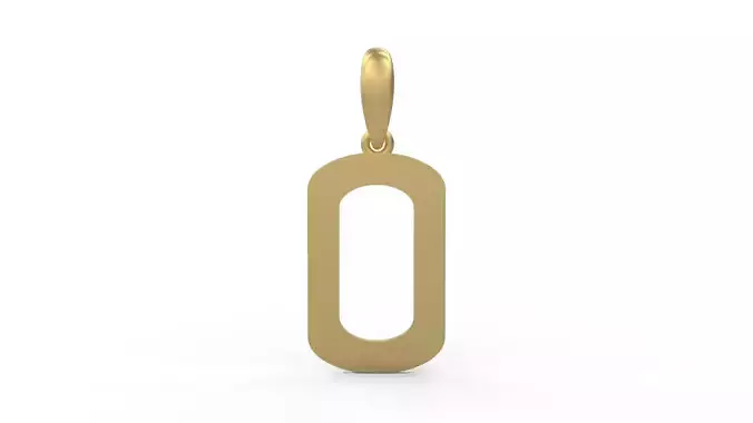 Initial Letters Pendant Quamaine O