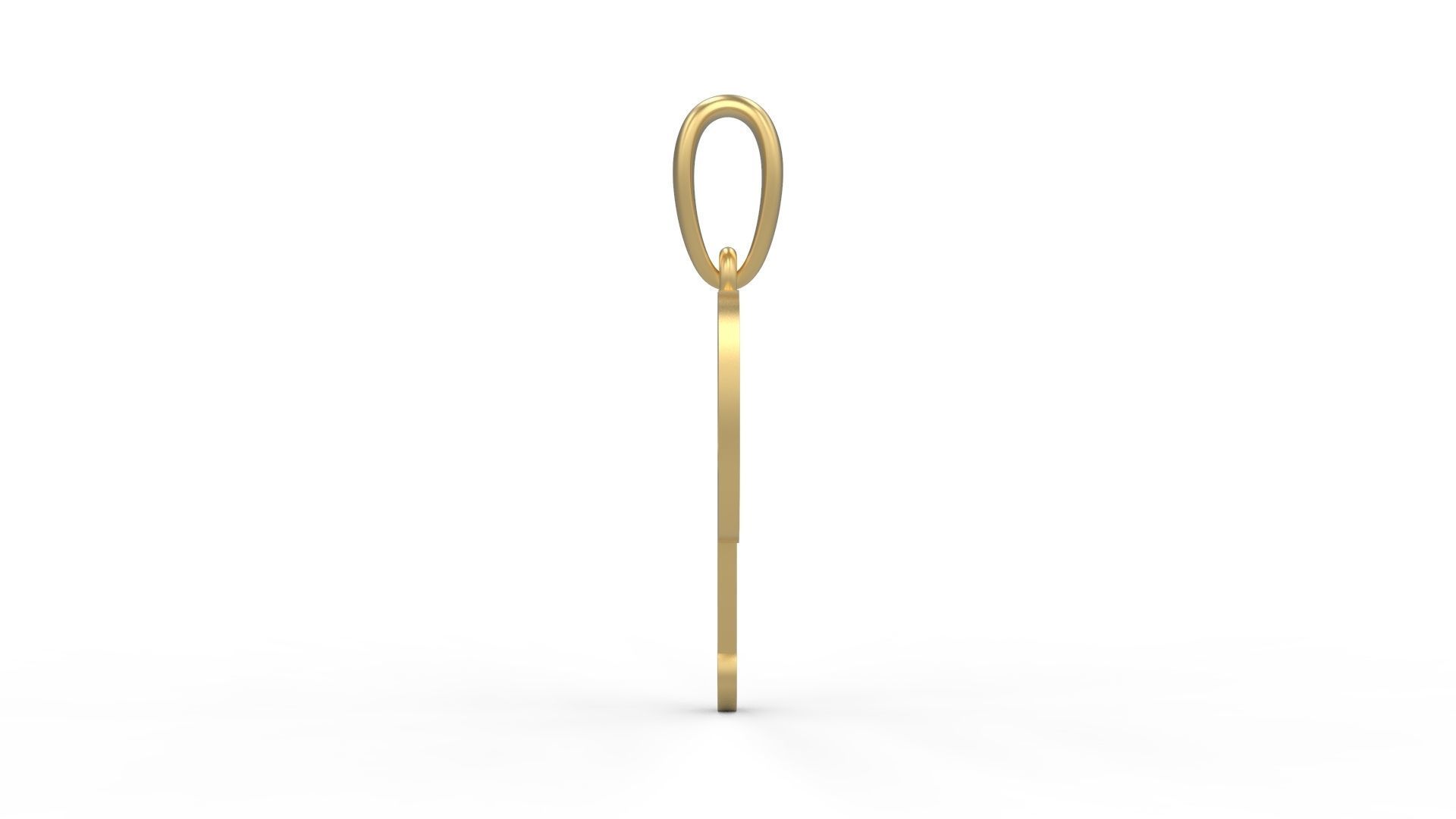 Initial Letters Pendant Quamaine P 3D print model_2