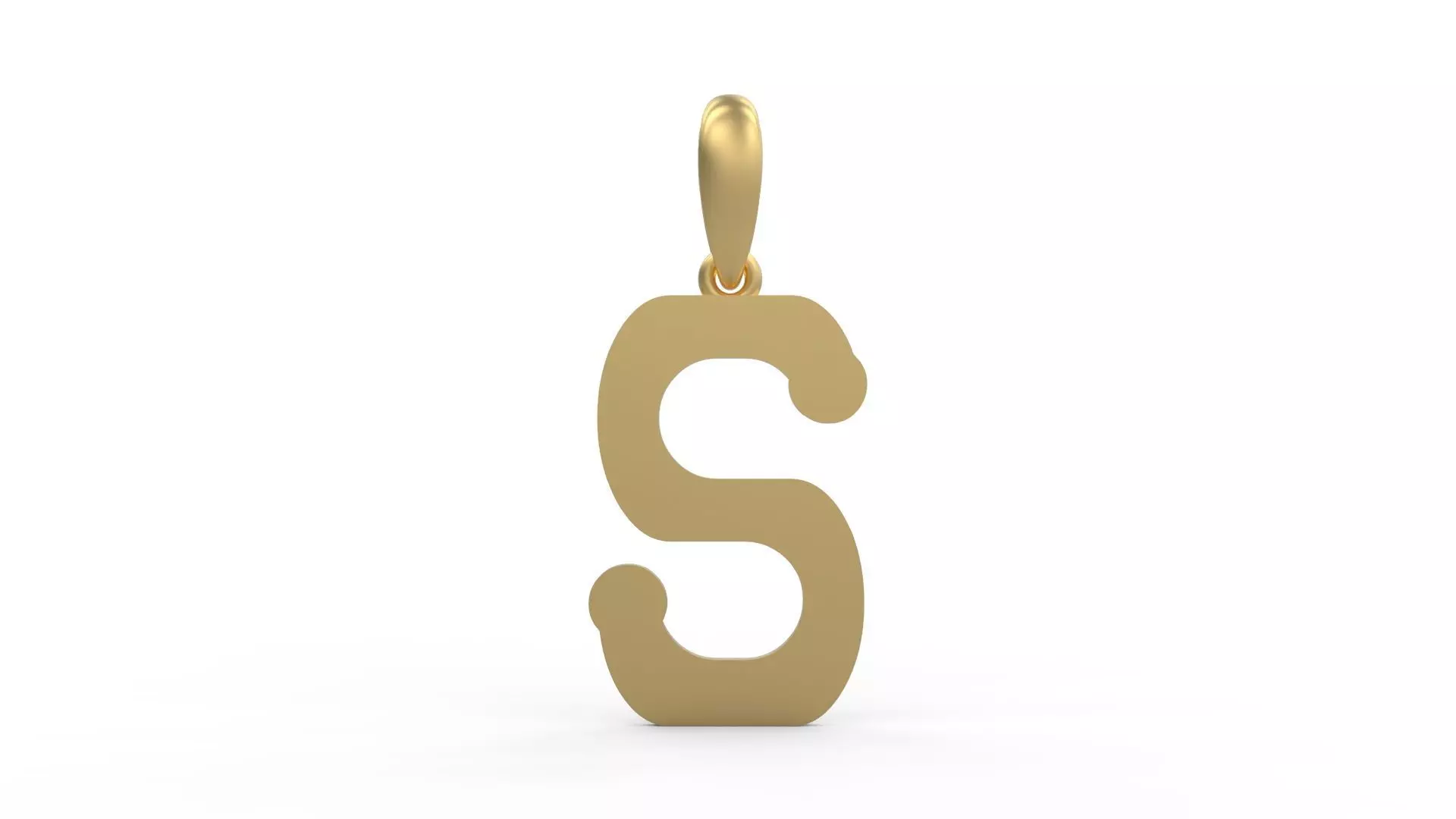 Initial Letters Pendant Quamaine S 3D print model_0