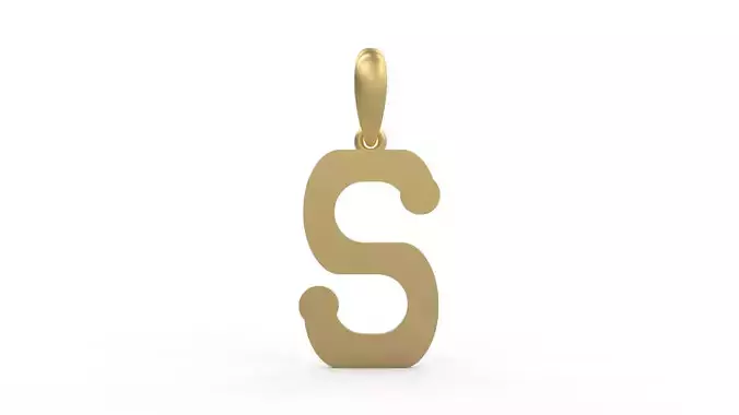 Initial Letters Pendant Quamaine S