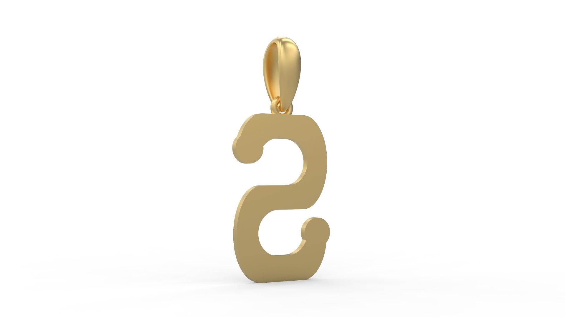 Initial Letters Pendant Quamaine S 3D print model_3