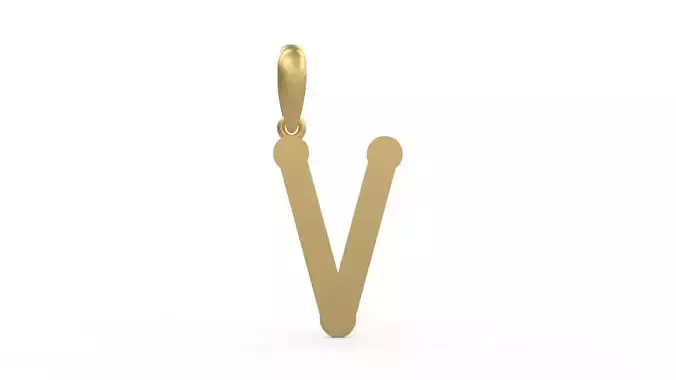 Initial Letters Pendant Quamaine V