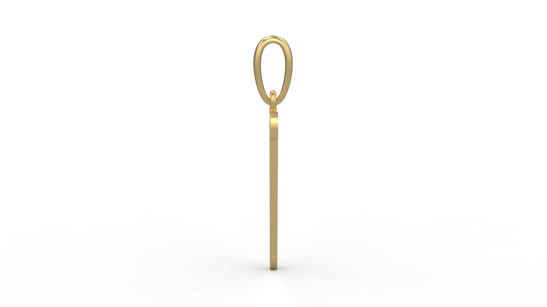 Initial Letters Pendant Quamaine V 3D print model_2