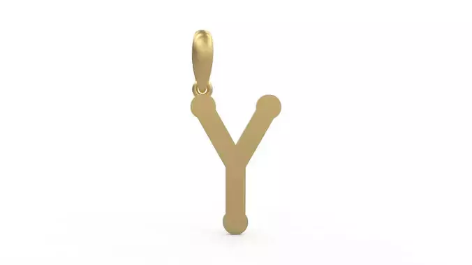 Initial Letters Pendant Quamaine Y