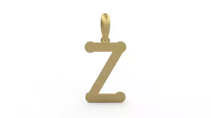 Initial Letters Pendant Quamaine Z