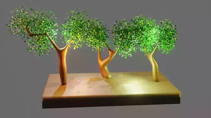 Low poly Tree for game environment