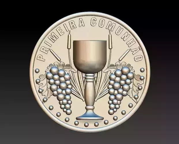 First Communion Primeira Comunhao Medal