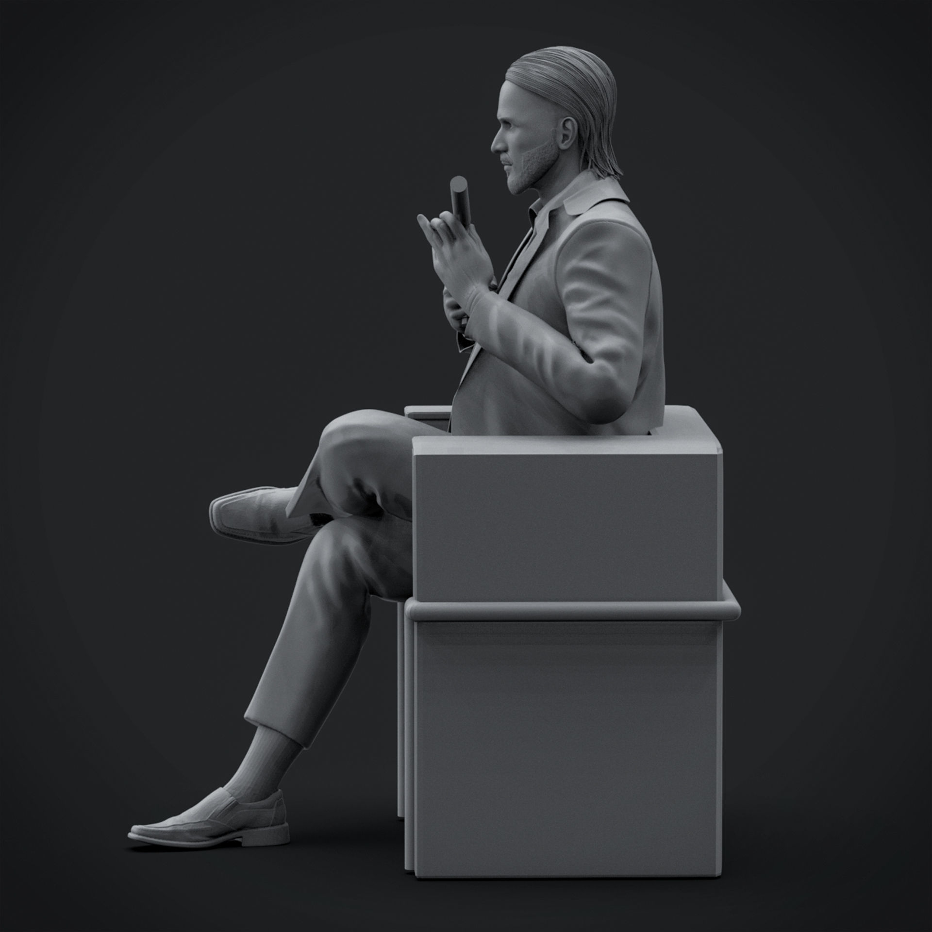 John Wick 3D Printable 3D print model_5