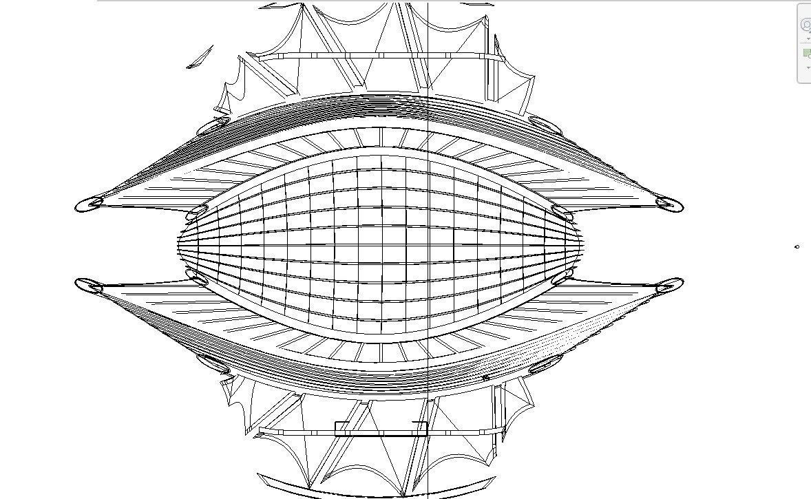 Sports stadium  compelete revit project 3D model_18