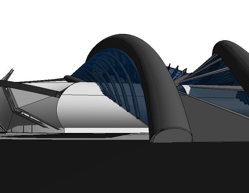 Sports stadium  compelete revit project 3D model_31
