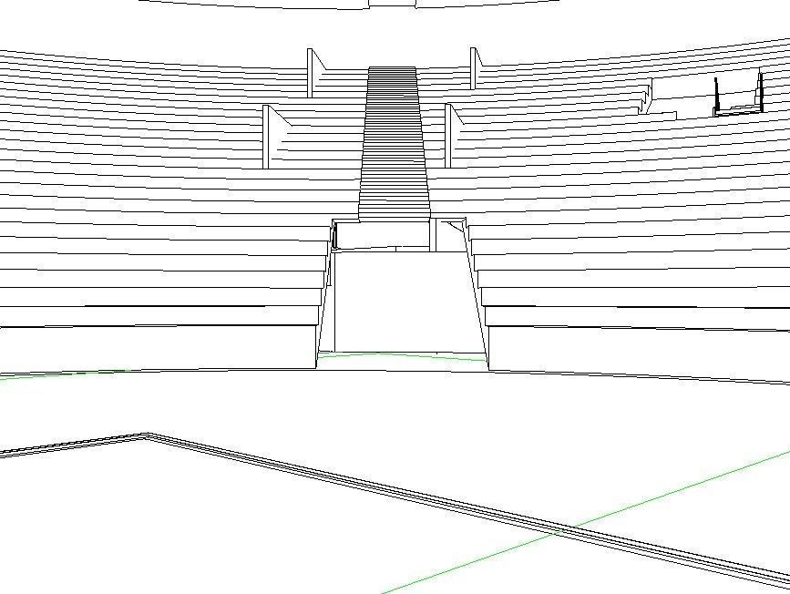 Sports stadium  compelete revit project 3D model_29