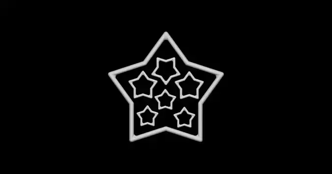 Arts and Craft Star Frame