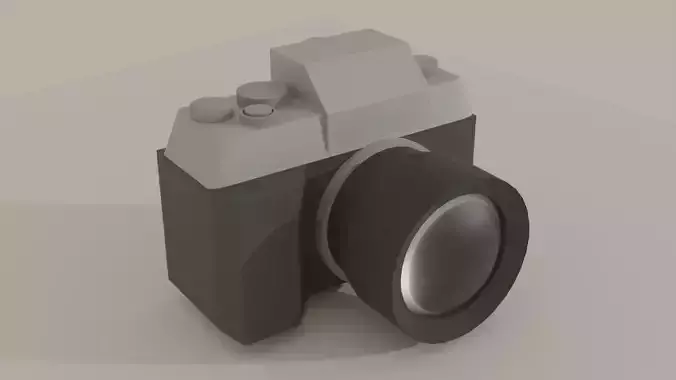 Camera  Free low-poly 3D model