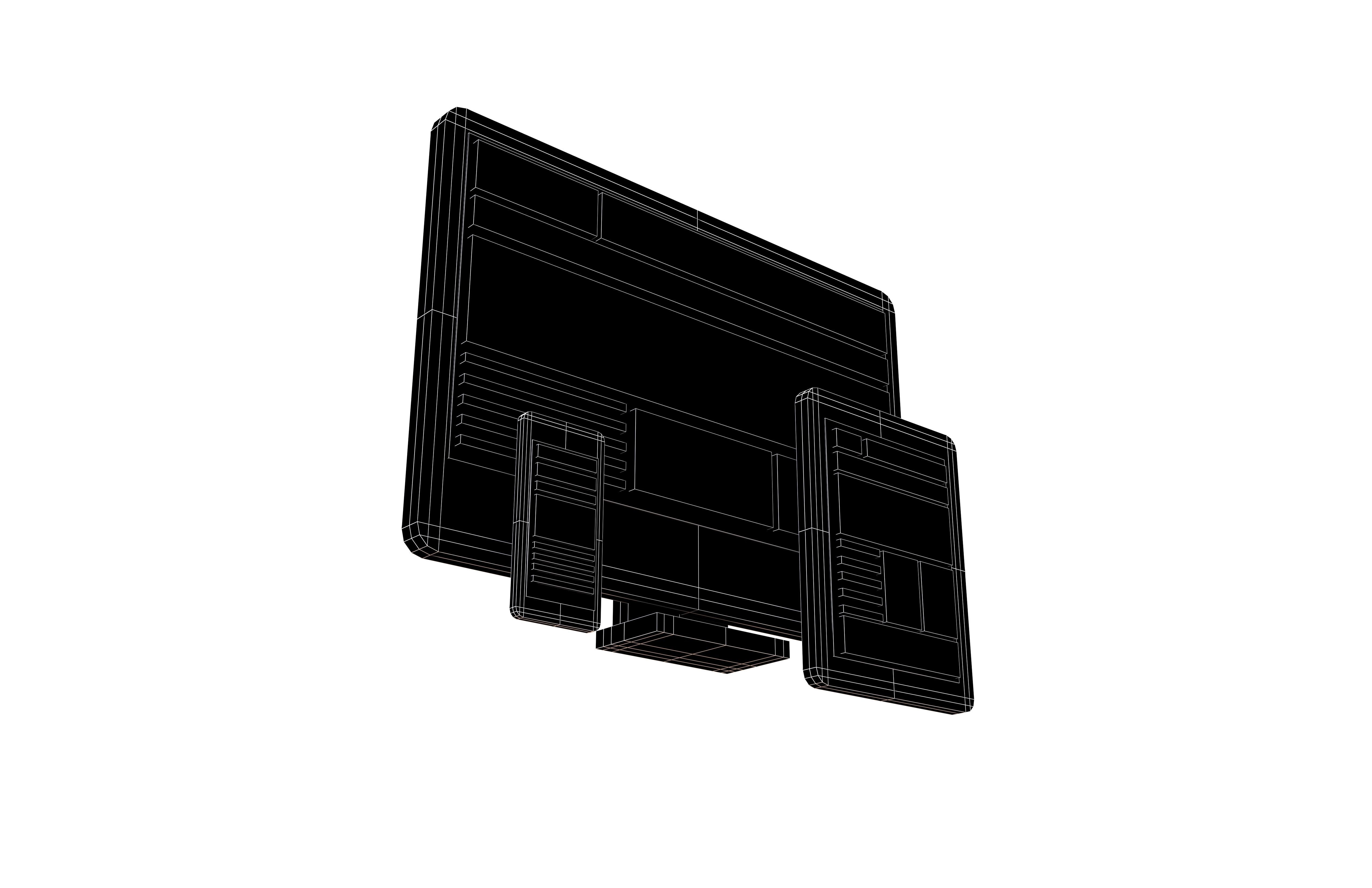 Responsive Design Icon v1 002 Low-poly 3D model_7