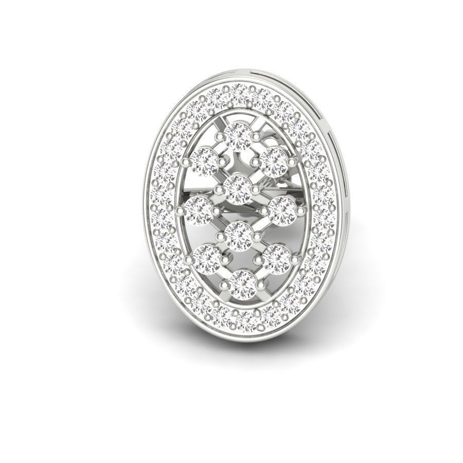 Messika Move Earrings 3D print model_3