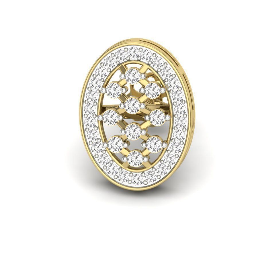 Messika Move Earrings 3D print model_7