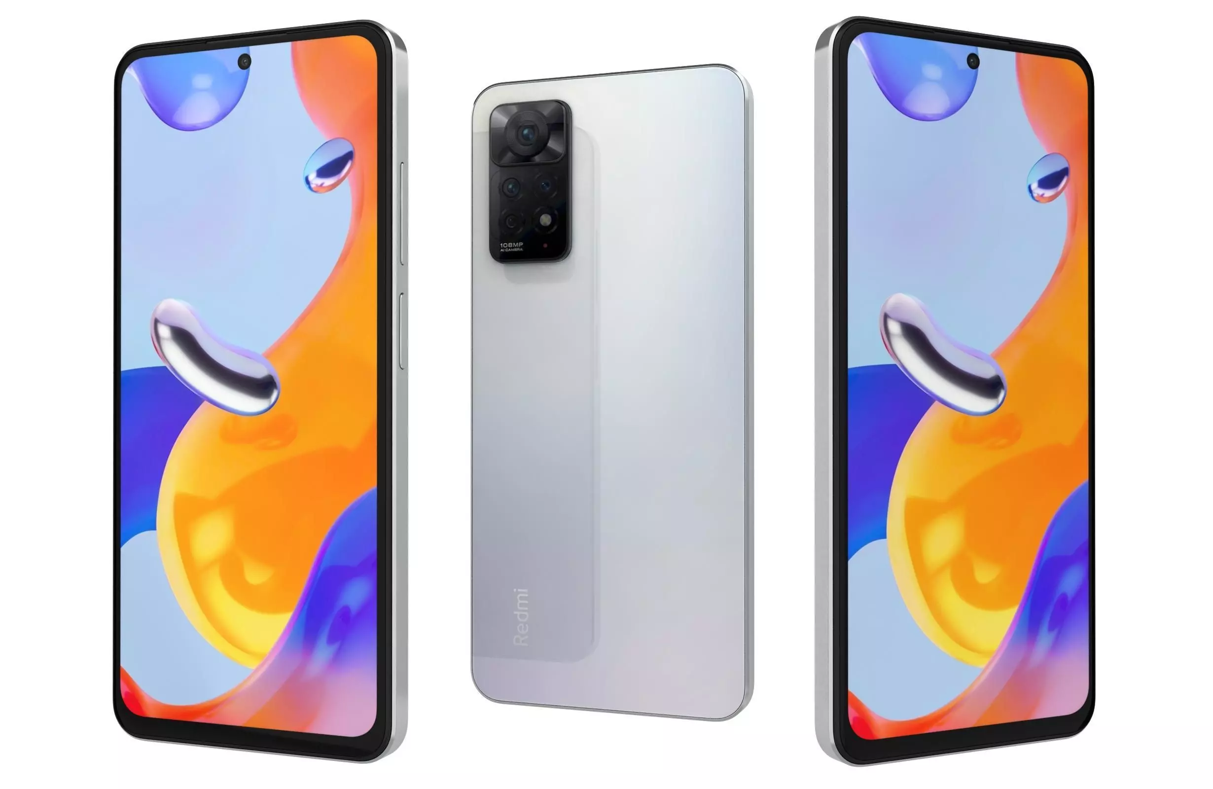 Xiaomi Redmi Note 11 Pro 5G Polar White 3D model | CGTrader