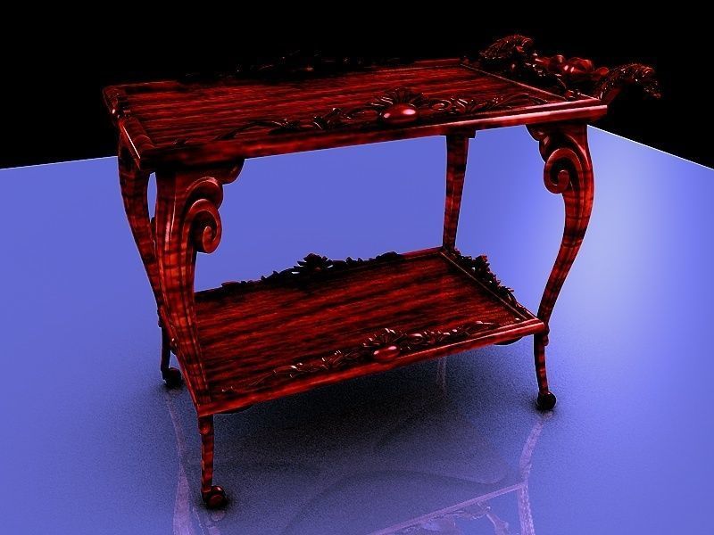 SERVICE CART 3D model_1